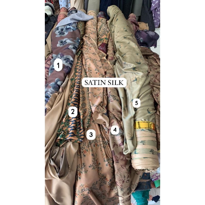 Kain Satin Silk | Kain Satin | Satin Velvet | Satin Verses | Dress Satin | Grosir Kain | Bahan Grosi
