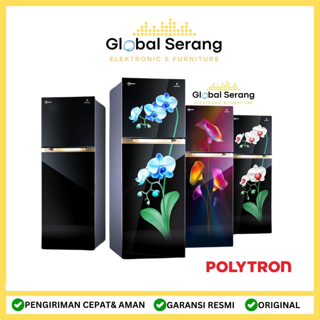 KULKAS POLYTRON 29MNX / 29MOB - 2 Pintu ( Belleza 3 Jumbo)