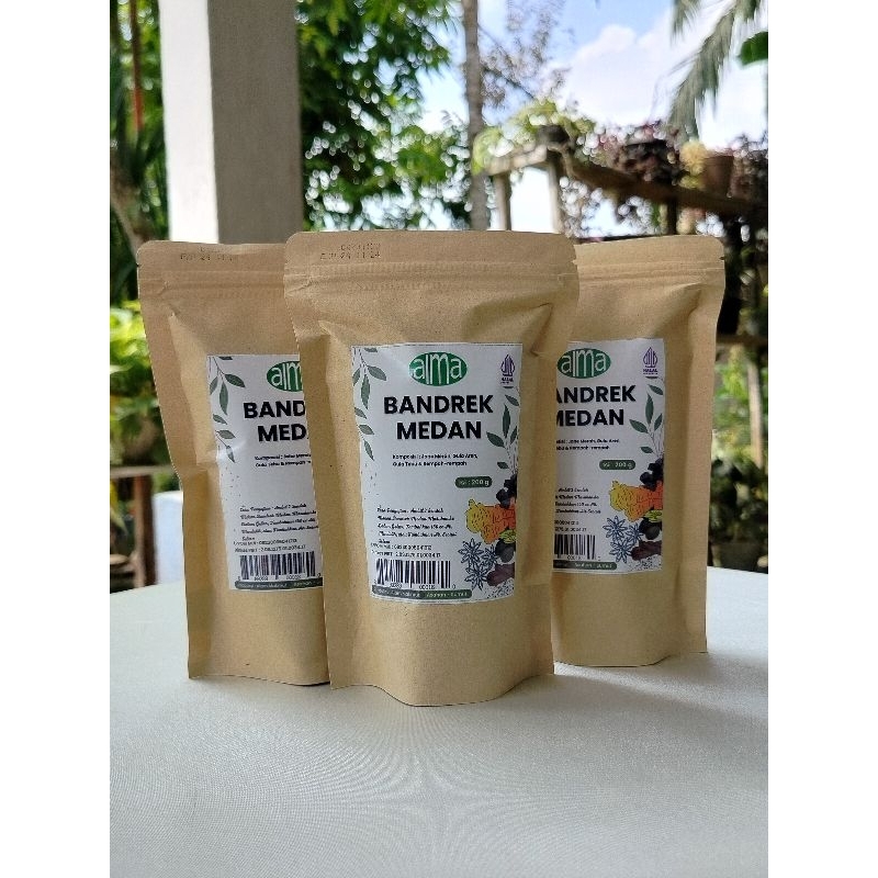 

Alma Bandrek Medan, Premium Bandrek, Jahe Merah dengan Gula Aren dan Rempah-rempah, 200 gr