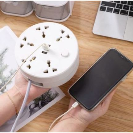 Colokan Listrik Soket Strip Daya Pintar / Stop Kontak Colokan USB Smart Stop Kontak Power Strip