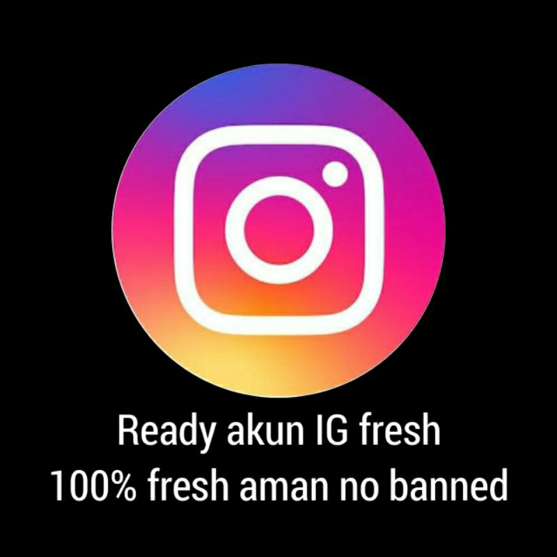 Akun ig fresh siap pakai