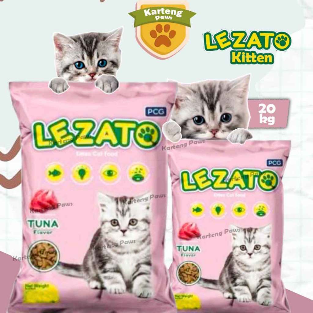 Lezato Kitten 20kg Karungan Makanan Anak Kucing