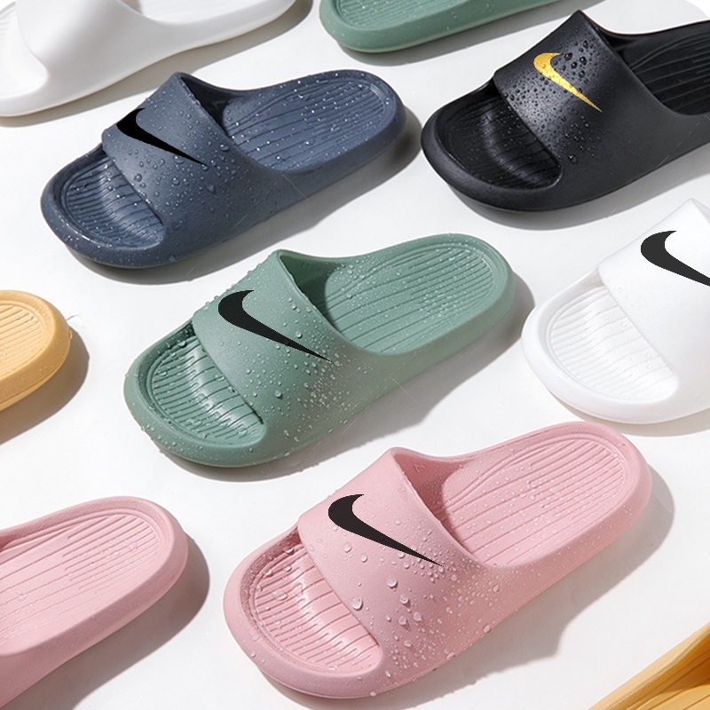 NIKE Sandal Musim Panas EVA Sol Lembut Non-slip Sandal Luar Ruangan Wanita Dewasa Mode Klasik