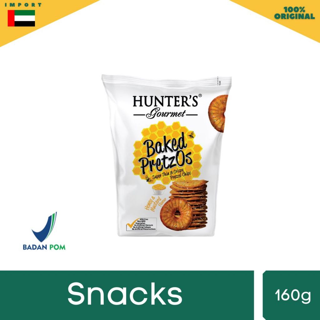 

Hunter’s Gourmet Baked PretzOs - Camilan berbentuk Pretzel Tipis