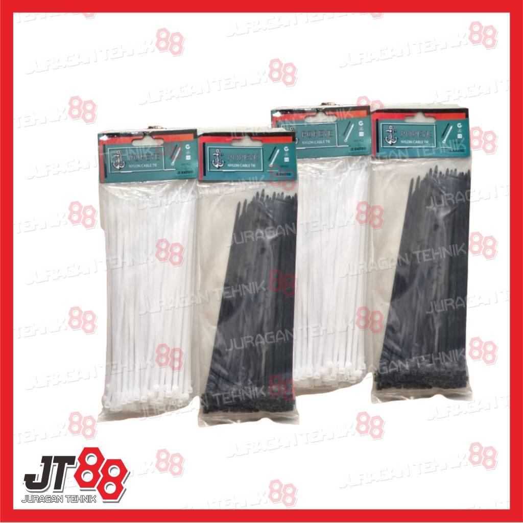 

Nylon Cable Tie 3.6x150 mm - Kabel Ties Merk Popeye 15cm 1 pak