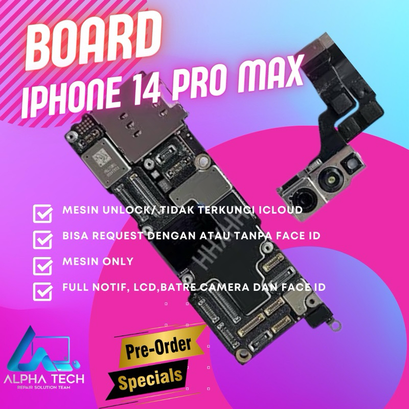 mesin iphone 14 promax 128gb normal siap pakai