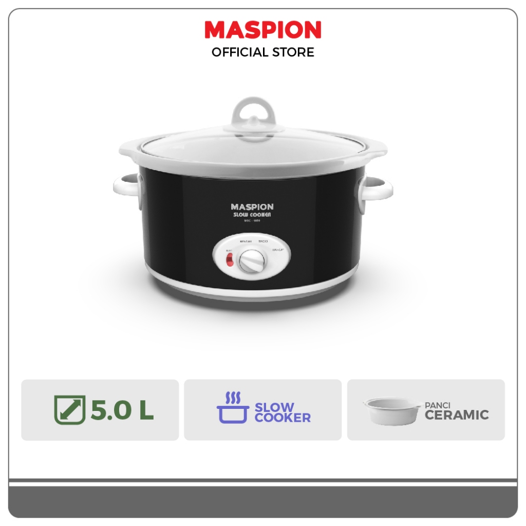 Maspion Slow Cooker Magic Cooker 5 Liter MSC-1850