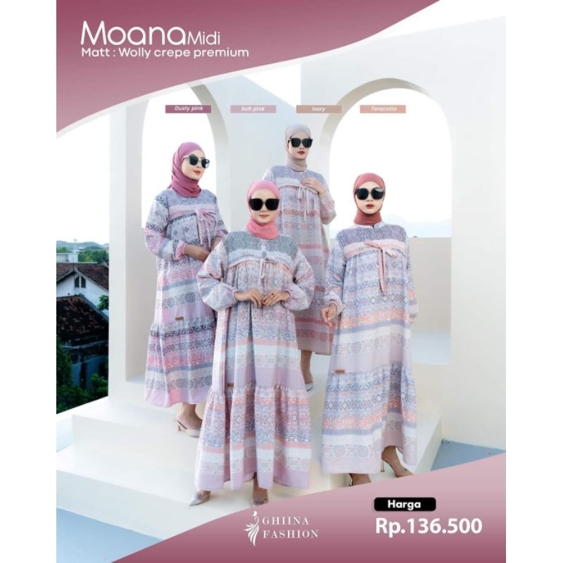 MOANA MIDI DRESS BY GHINA FASHION