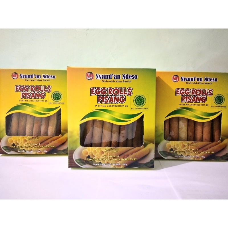 

Eggroll Pisang 100gr