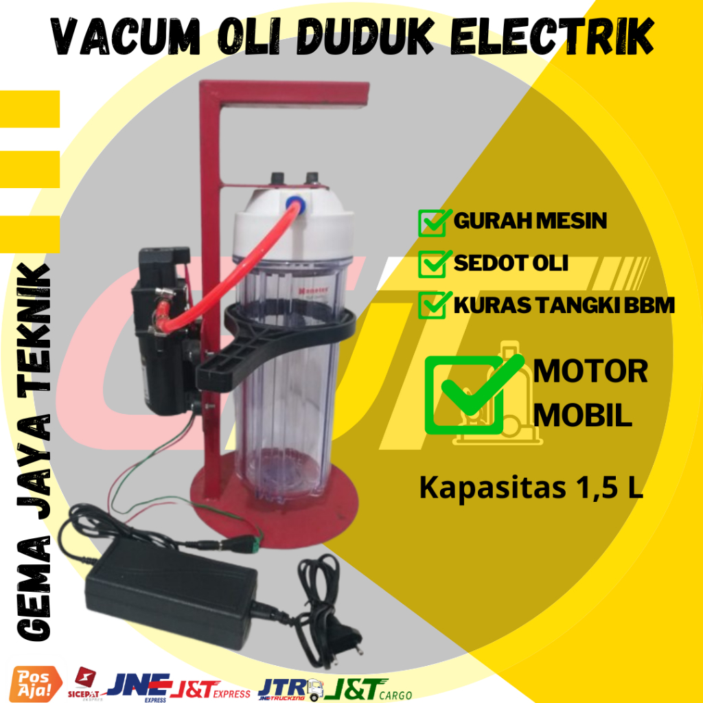 Vacum Carbon Cleaner Alat Sedot Oli Gurah Mesin Elektrik Sedot Oli