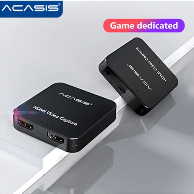 Video Capture HDMI USB ACASIS 4K HD Capture Card USB Type C Audio Loop