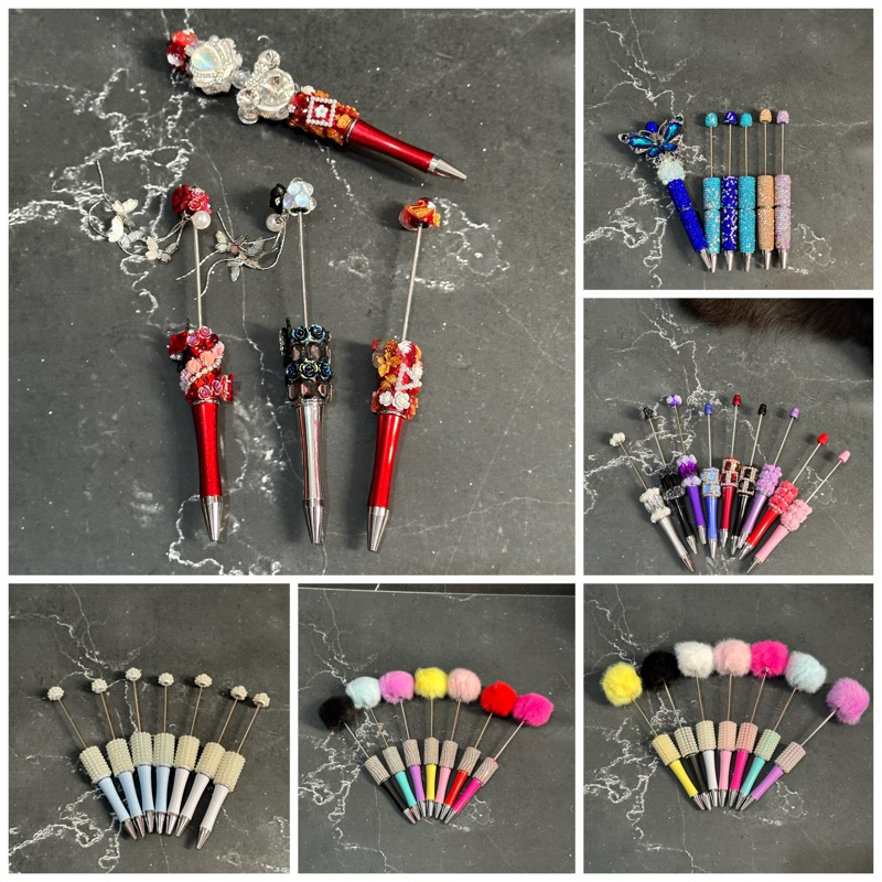 

pen pena pulpen fancy DIY pena beads super luxury