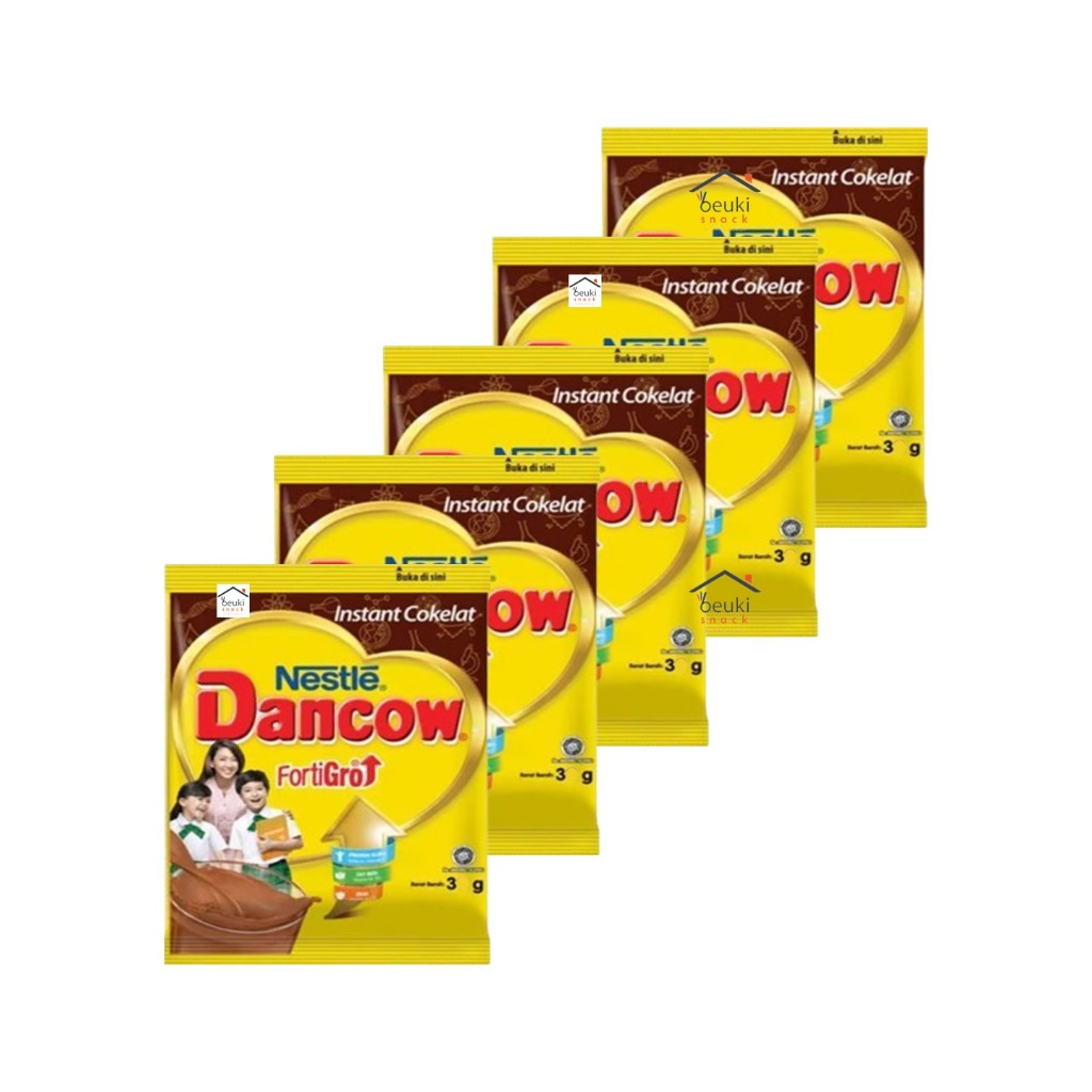 

5PCS Nestle Dancow FortiGro Susu Bubuk Cokelat