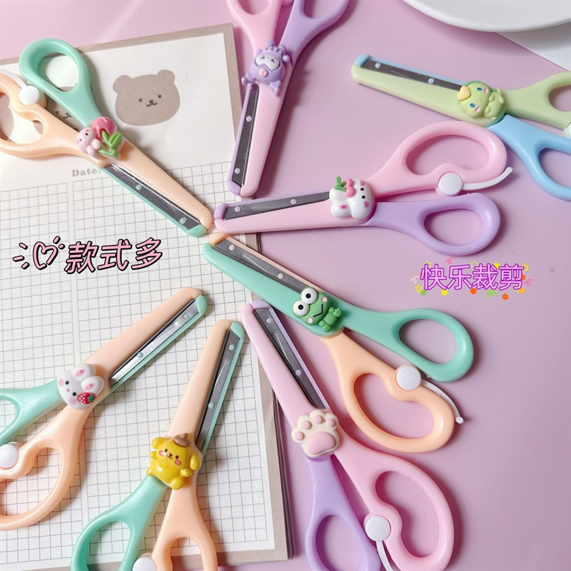 

GUNTING DIY BONEKA KARTUN 3D LUCU / GUNTING AMAN DENGAN UJUNG PELINDUNG BONEKA LUCU