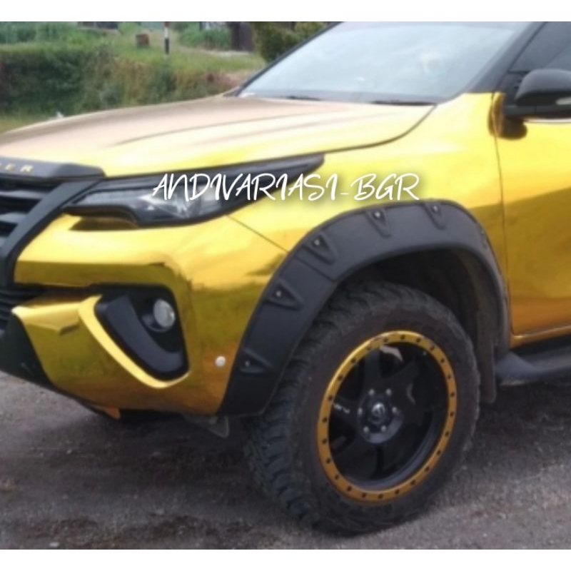 Over fender Fortuner Vrz model baut variasi