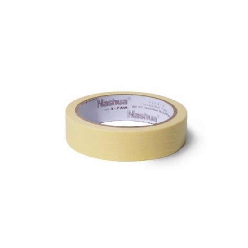 Masking Tape lakban isolasi kertas Nashua 1" inch 24mm panjang 30 meter