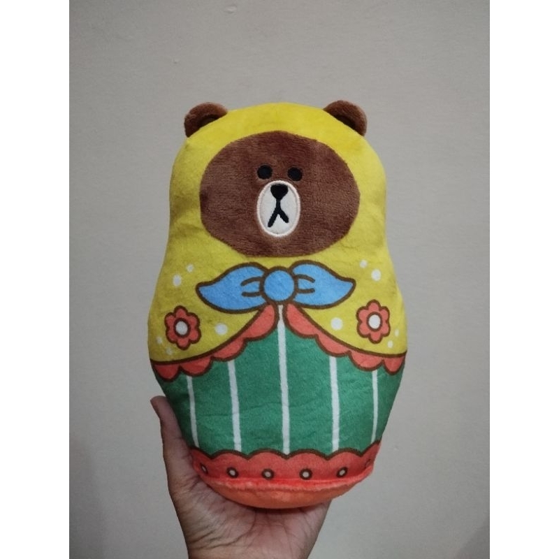 Boneka Brown Line Moscow original LINE Friends