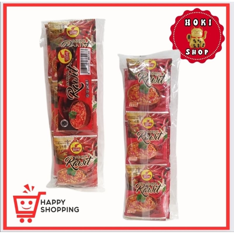

Finna Sambal Uleg Rawit 1Renceng 10pcs / Sambal Rawit Uleg / Sambal Sachet