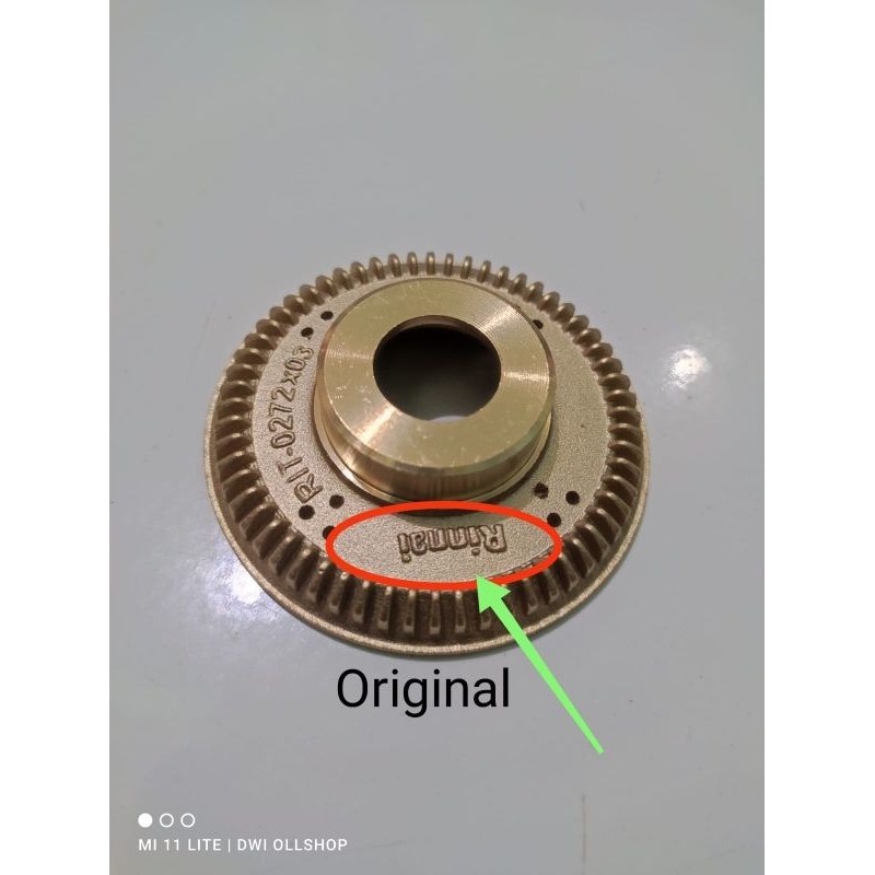 burner kompor rinnai 522C original RK