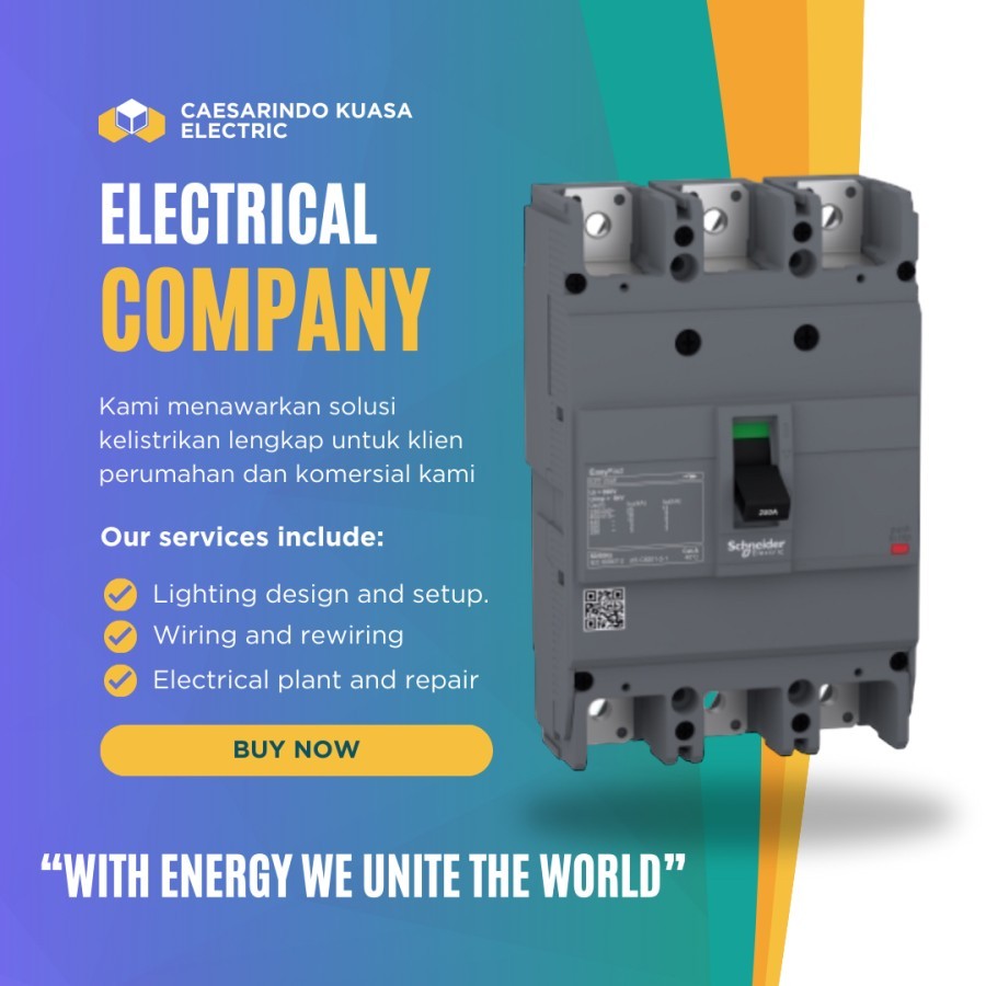 MCCB 250A 3P SCHNEIDER EASYPACT EZC250F 250AMPERE 3PHASE 250AMPER 3PAS