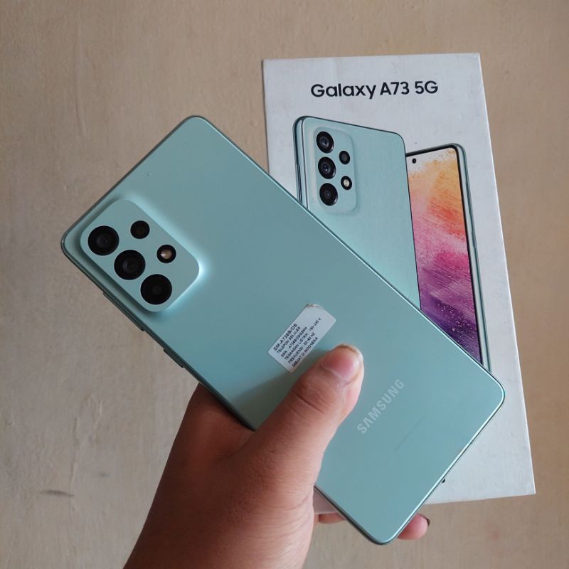 Samsung A73 5G 8/256gb RESMI SEIN FULLSET