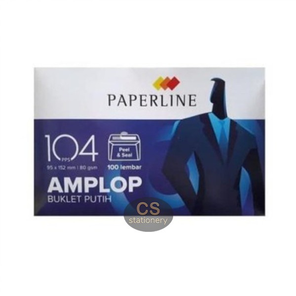 

Amplop putih Paperline 104 PPS / polos / Airmail