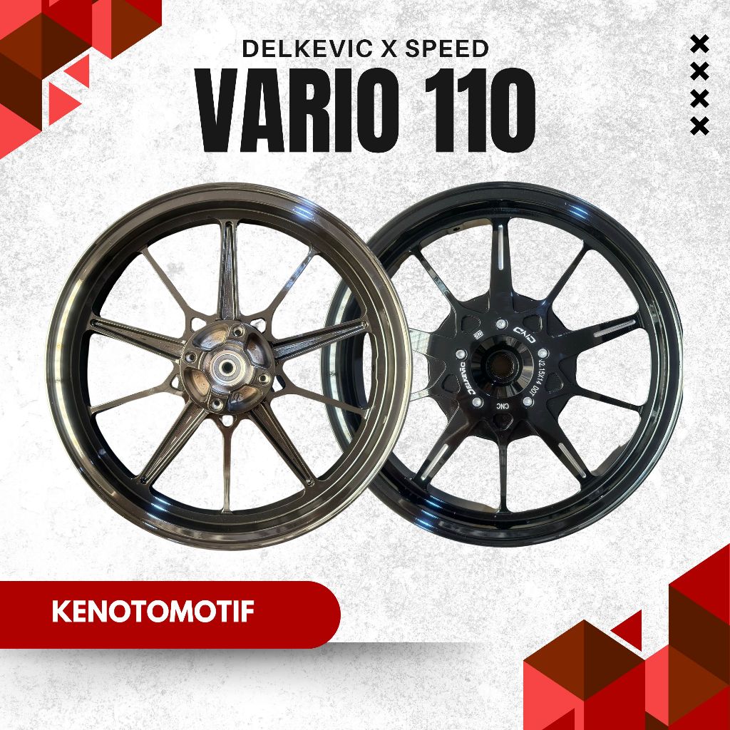 Delkevic DND X Speed Velg Palang 10 KingSpeed Vario 110 - Beat - Genio - Spacy
