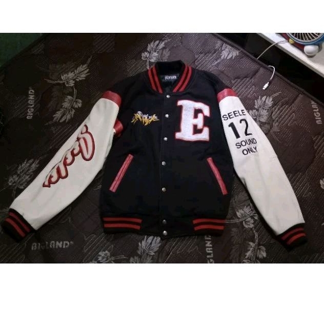 Varsity Evangelion Seele FTH X AFTRSNDYS Size M Jacket Only