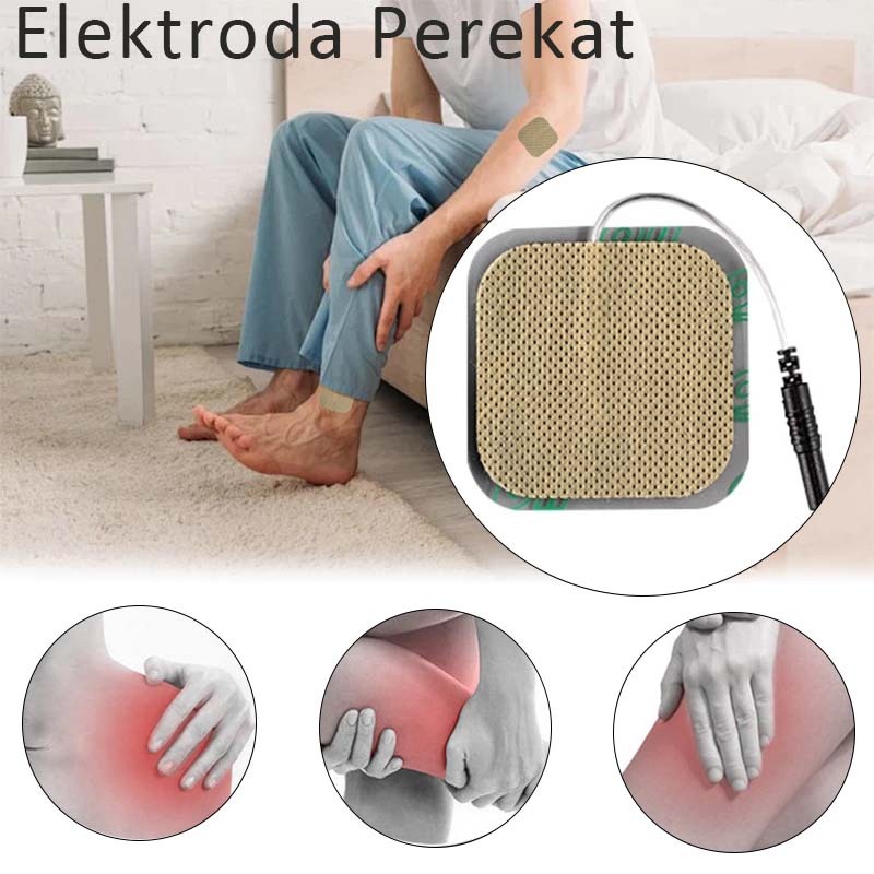Electrode Pads 10 Pcs Pad Tens Hwato Pad Terapi Tens Hwato Pad Elektroda Tens Utk Terapi Elektrik