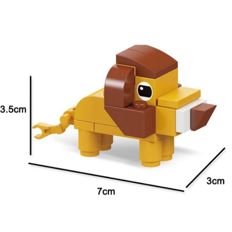 figur brick Lego Boncha - building block seri Animal