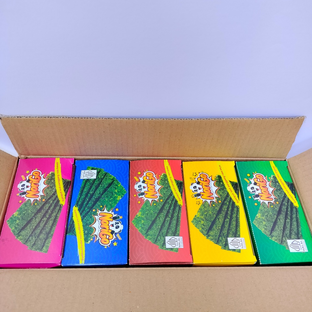

bGF (Paket Murah) NORO 1 Dus isi 5 Box NORO Rumput Laut Crispy
