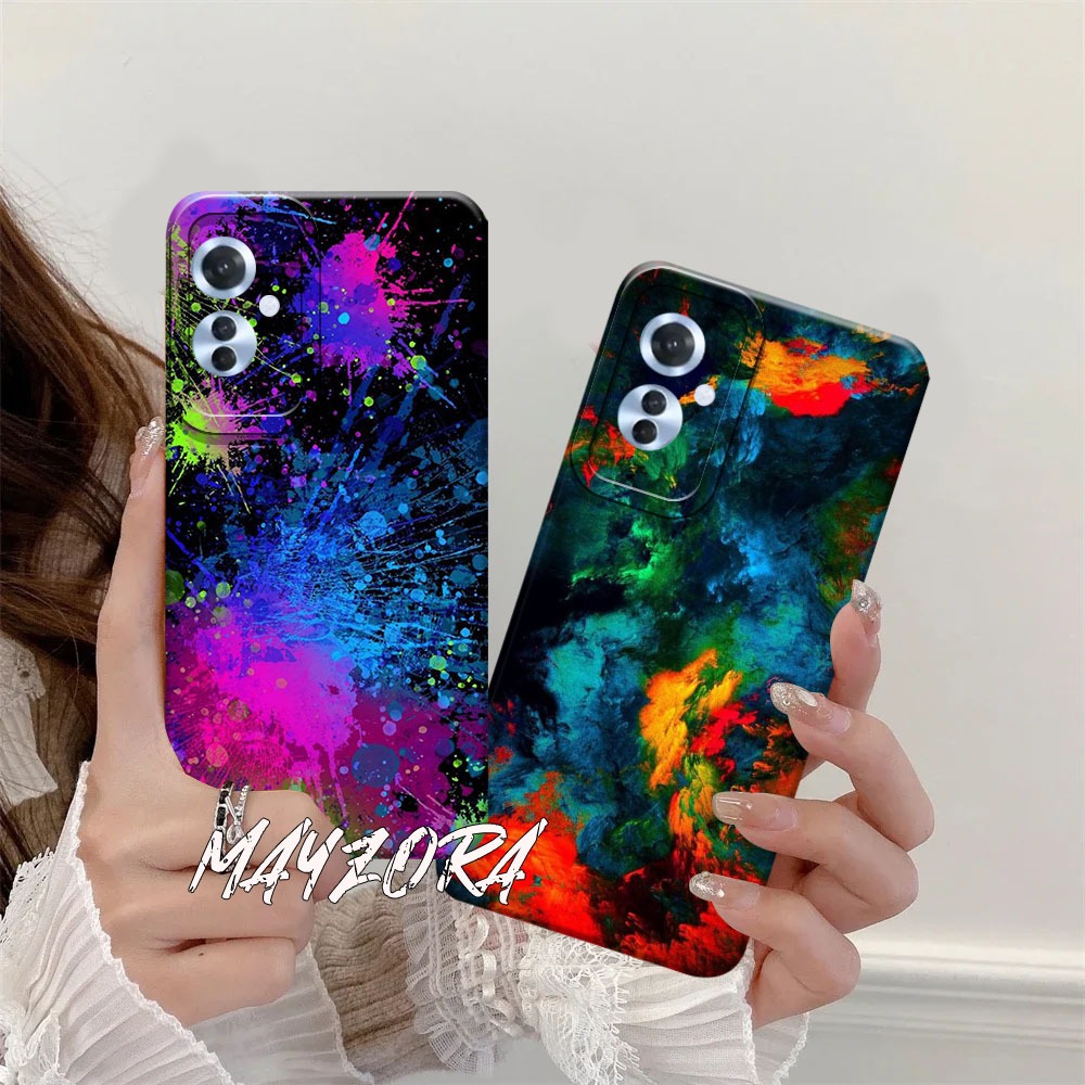 Case Hp Reno 11F 5G 2024 Terbaru - Casing Reno 11F 5G - Fashion Case ABSTRAK [AW04] - Kesing Hp - So