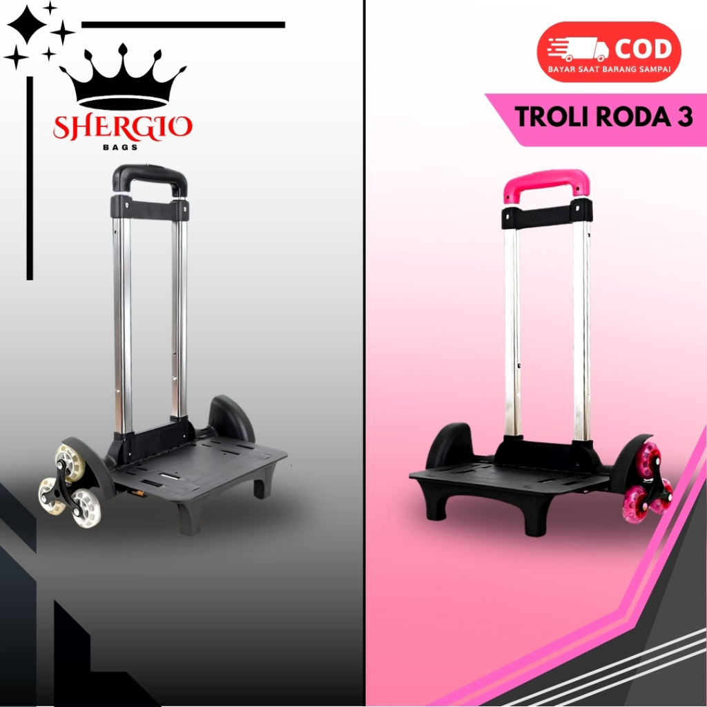 Troli Roda 3 Untuk Tas Sekolah Anak GIO BAGS