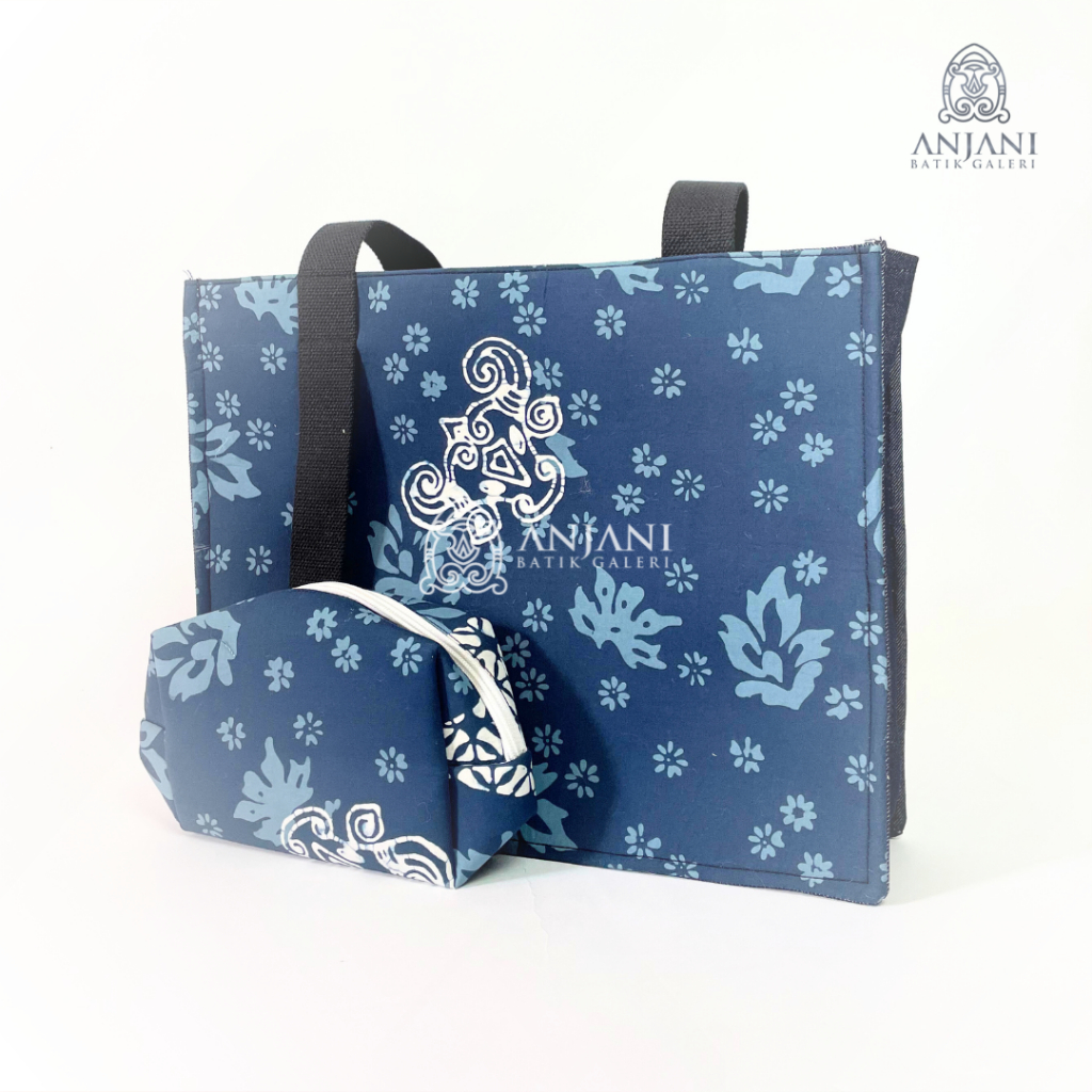Tas Totebag Batik Motif Banteng Agung Kembang - Anjani Batik Galeri