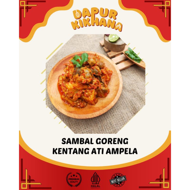 

Lauk Pauk Sambal Goreng Kentang Ati Ampela Pedas by Dapur Kikhana