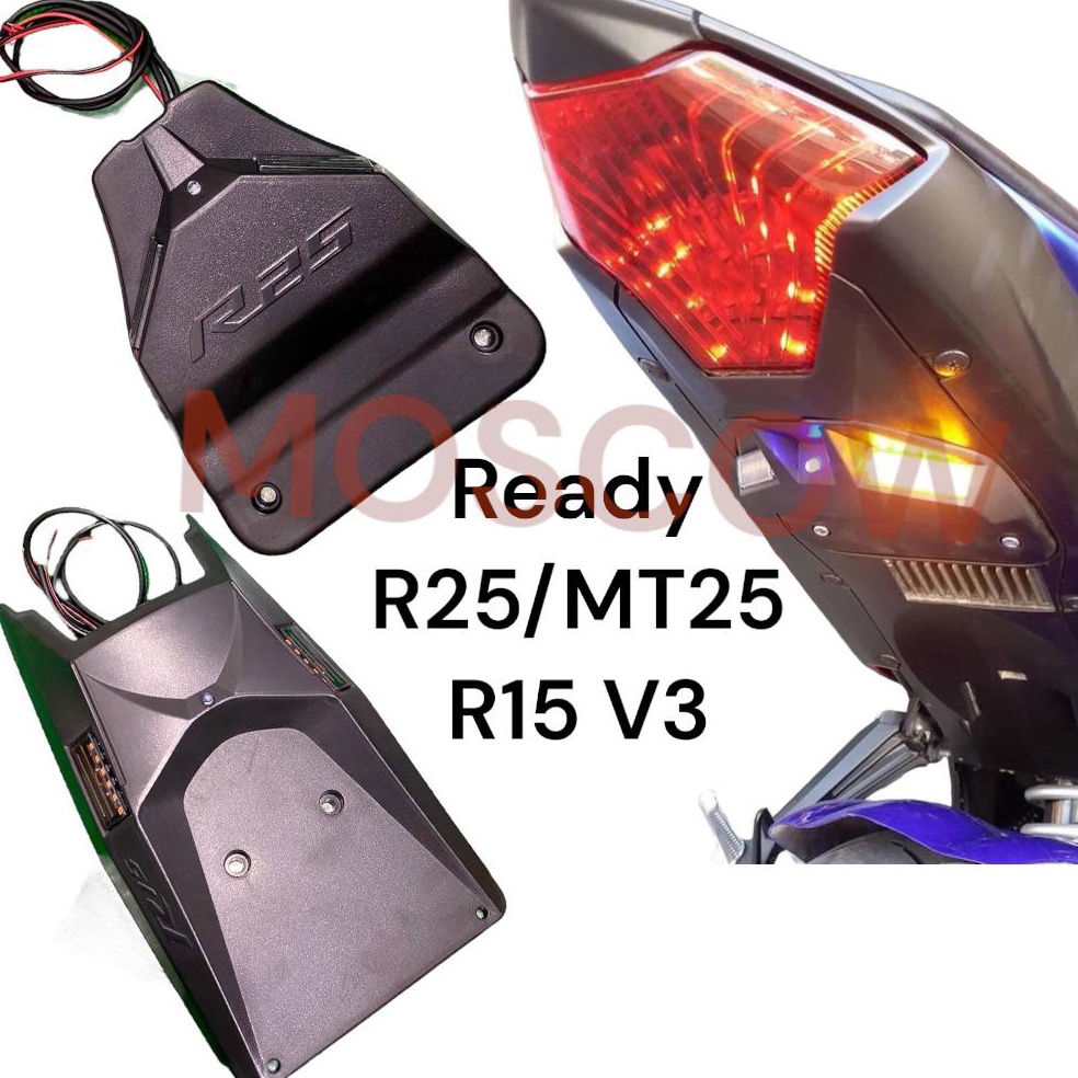 FENDER R15V3 R25 MT25 UNDERTAIL UNDER TAIL TIDY YAMAHA MT 25 UNDERTY R15VVA VVA V3 STREET FENDER SET