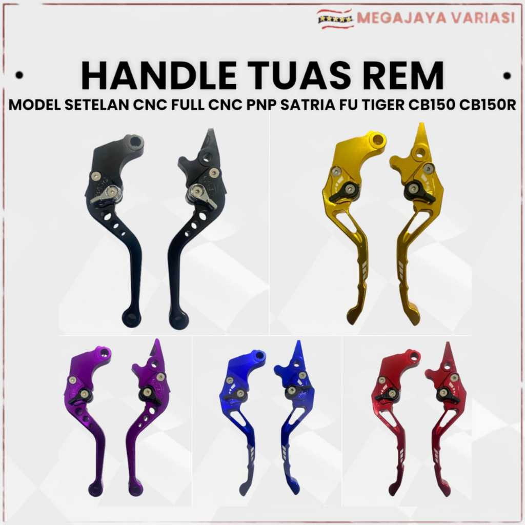 Handle rem Tuas rem full cnc satria fu tiger cb150 cb150r megapro MJ55