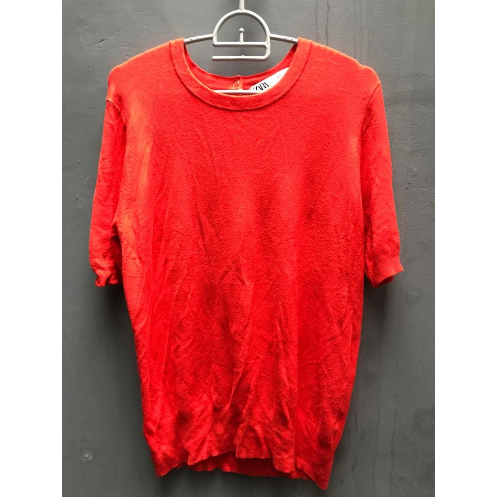 Baju Wanita Zara Oranye Knit Preloved