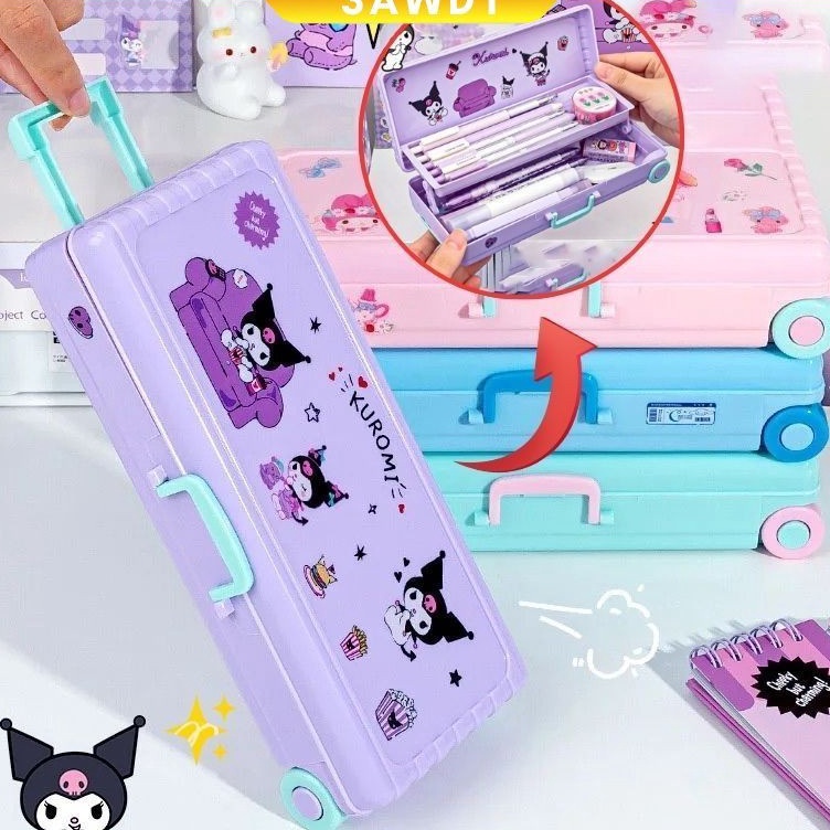 

KODE Y58J CODSanrio Seri Anime Kartun Pensil Kasus Troli Kotak Alat Tulis Lucu KuromiMelodyYugui AnjingPacha Anjing Pensil Kapasitas Besar Kotak Penyimpanan Alat Tulis Hadiah Anakanak