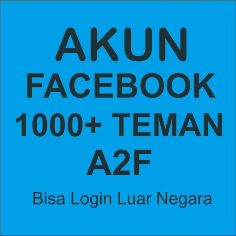 Akun FB_Facebook Paket 100 Akun