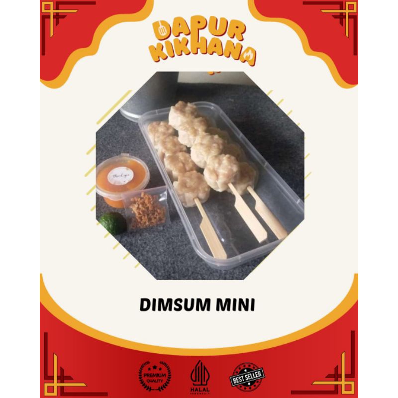

Dimsum Mini Full Daging Ayam Topping Wortel Frozen Food by Dapur Kikhana