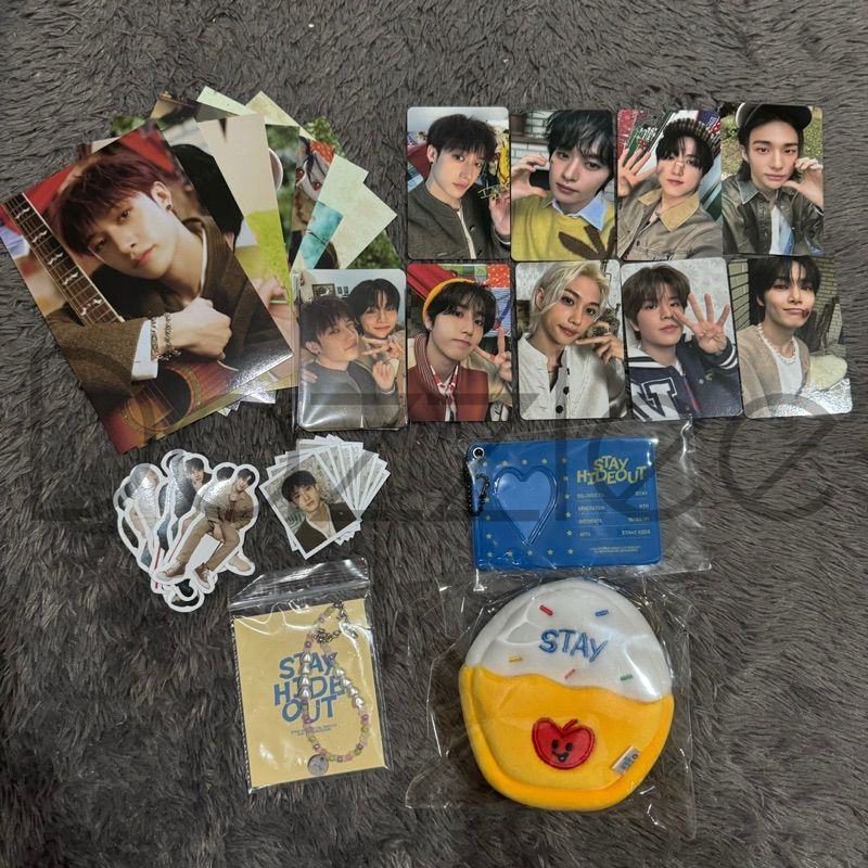 STRAY KIDS OFFICIAL STAY 4TH GEN FANKIT SHARING PHOTOCARD POSTCARD PHOTO ID KEYRING ID HOLDER
