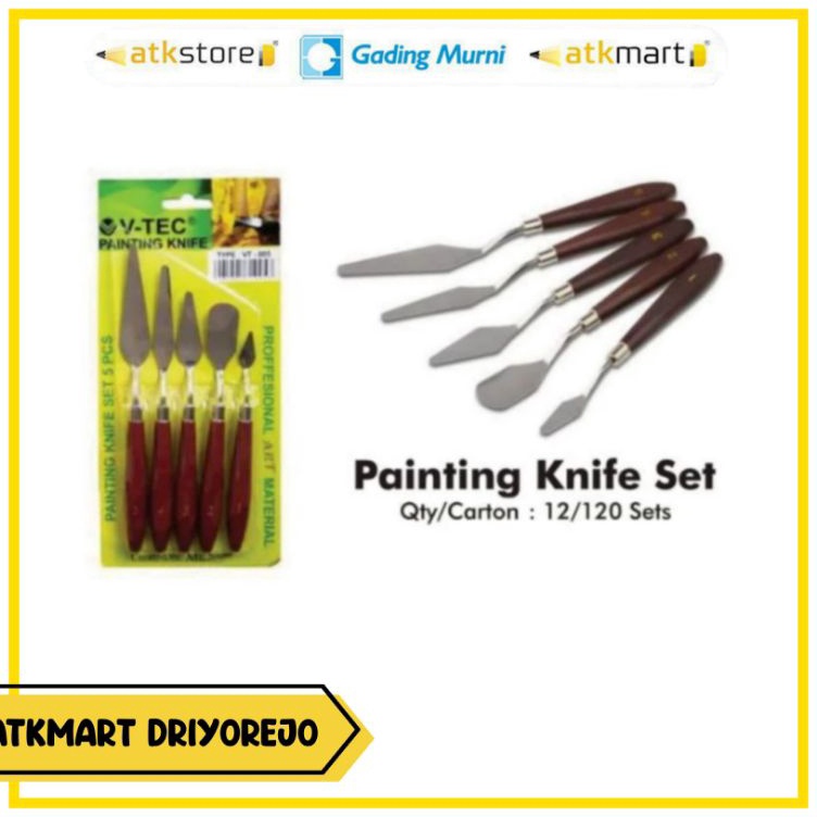 

KODE C19O VPAINTING KNIFE TYPE VT5 ISI 5PCS