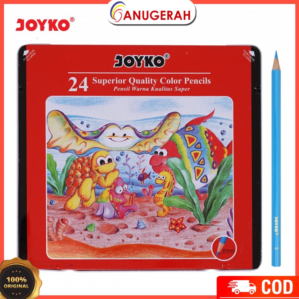 

KODE V47E JOYKO CP24 TC PENSIL WARNA KALENG