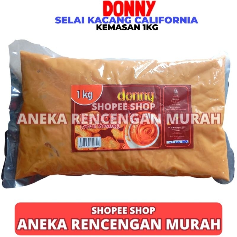 

Selai Kacang Premium Donny California 1kg