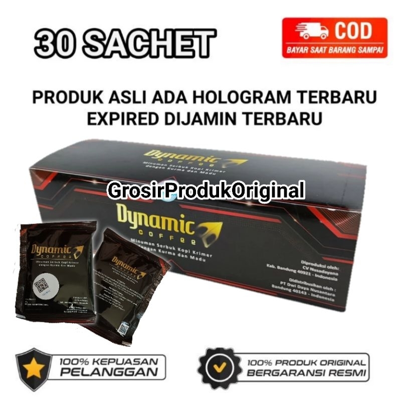 

New Kopi Dynamic Original 30 saset Kopi Dinamik