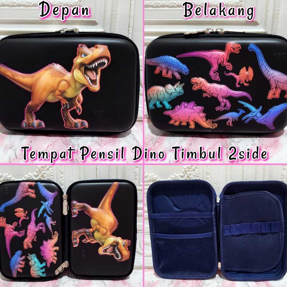 

KODE G14R Tempat Pensil Anak Sekolah Kotak Pensil Anak Karakter Timbul 3D Frozen Timbul 2side