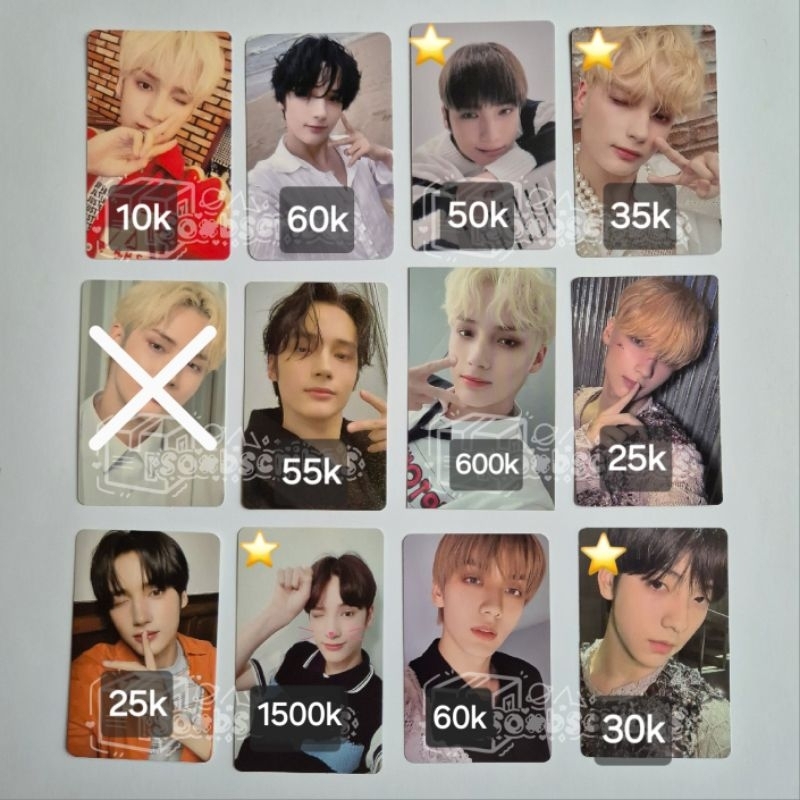 hueningkai photocard pc txt ld japan freeze raffle bc cnd cat and dog