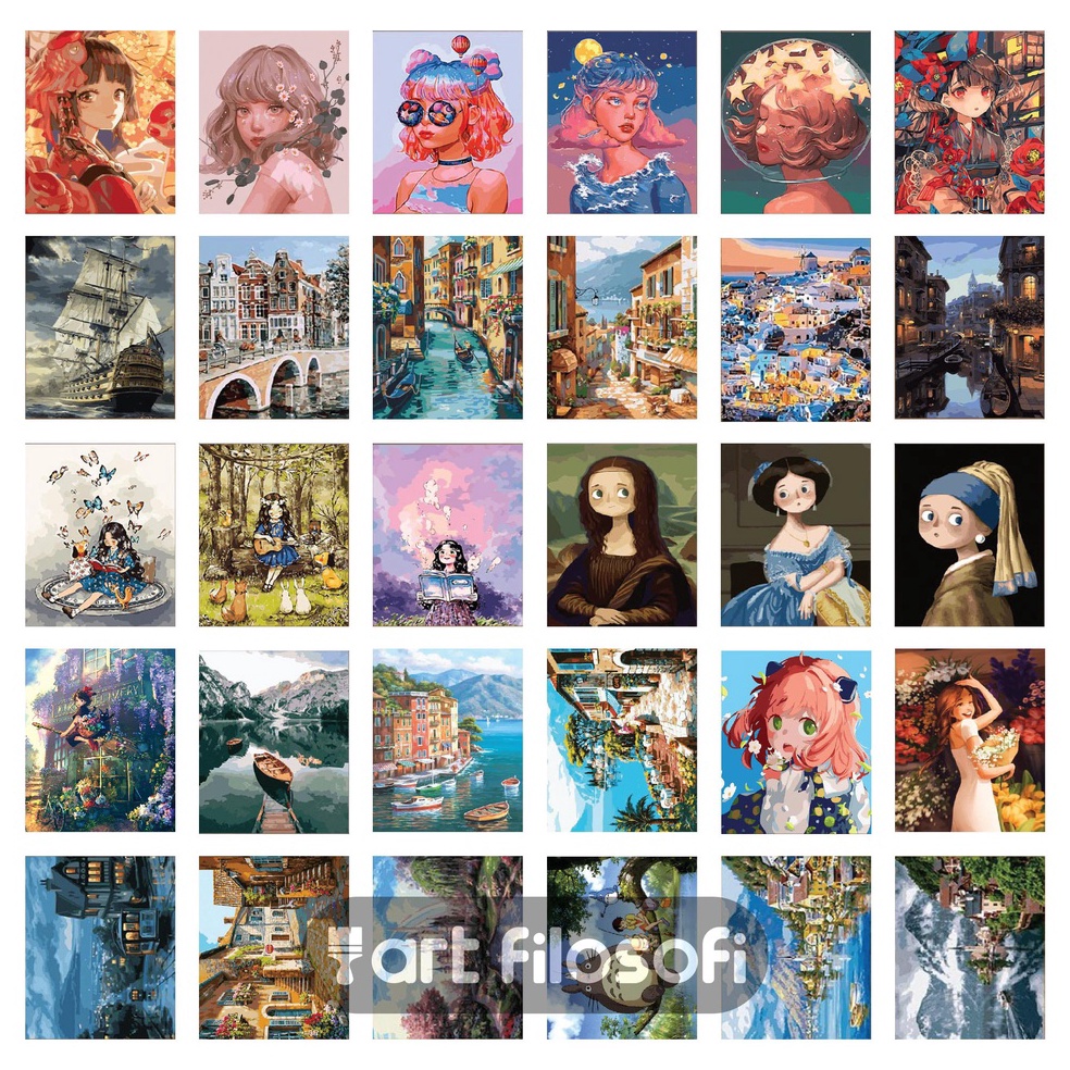 

KODE T14O Paint By Number 4x5cm DIY Kit