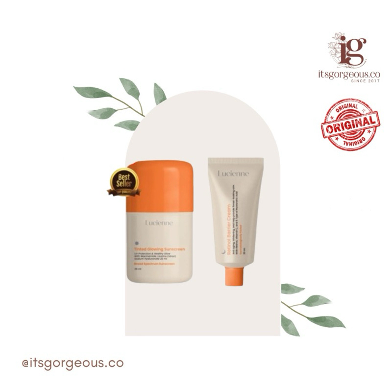[READY STOCK SIAP KIRIM] LUCIENNE TINTED GLOWING SUNSCREEN
